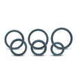 6-teiliges Set breite Ringe